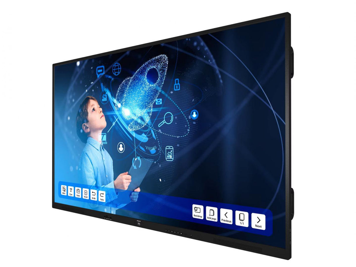 Display interactiv PHILIPS 4152E, 65", UHD, 400nit, ADS