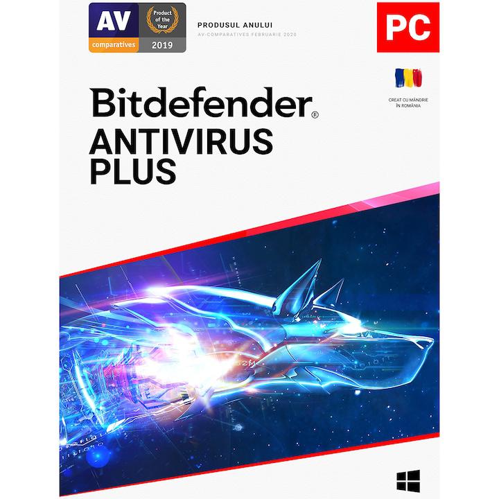 Licenta retail Bitdefender Antivirus Plus - protectie de bazapentru PC-uri Windows, valabila pentru (AV03ZZCSN2401BEN)