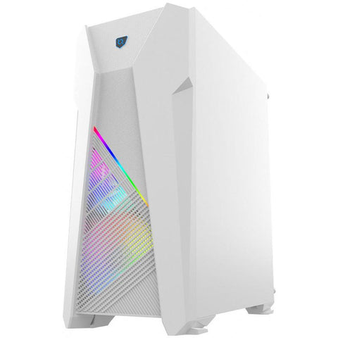 Carcasă AQIRYS CANOPUS Mid Tower ARGB ALB, Tempered Glass