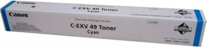 Toner Canon EXV49C, cyan, capacitate 19000 pagini