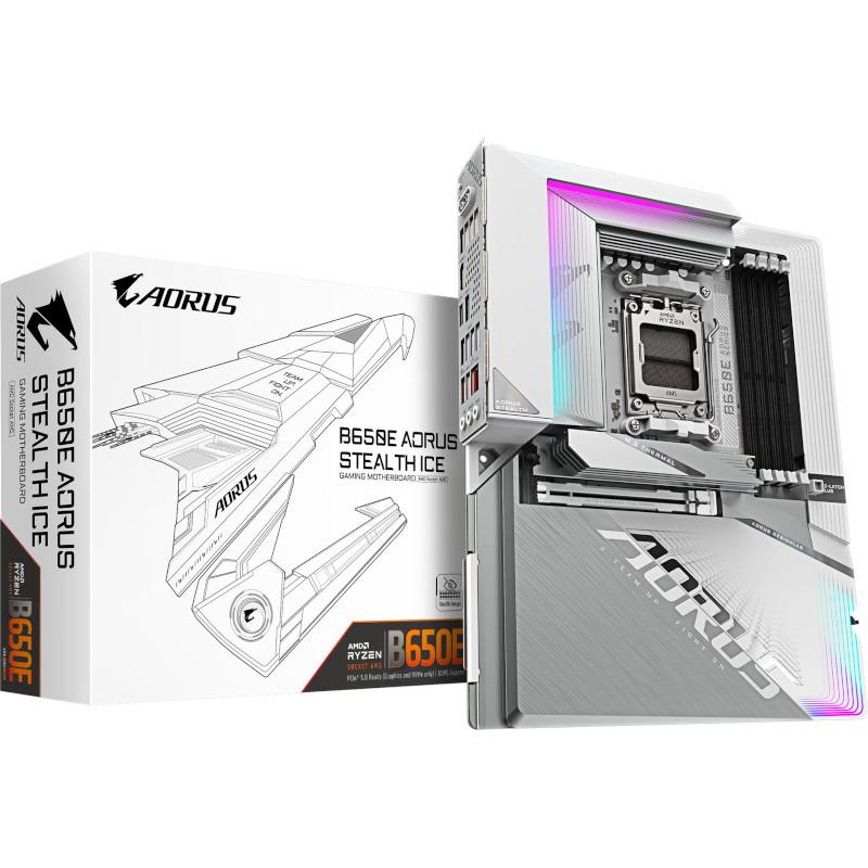 Placă de baza Gigabyte B650E aorus stealth ice AM5, 4X DDR5