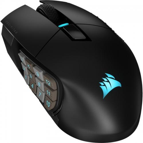 Mouse Gaming CORSAIR SCIMITAR ELITE WIRELESS MMO, 26000 DPI, 16 butoane