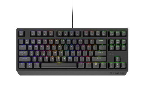 Tastatură gaming mecanica cu fir Genesis Thor 230 TKL, iluminare RGB (NKG-2079)