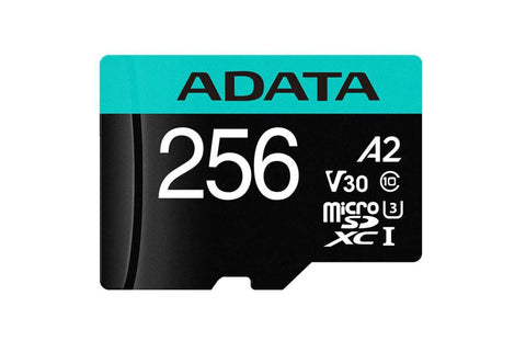 Micro Secure Digital Card ADATA 256GB, AUSDX256GUI3V30SA2-RA1, Clasa 10