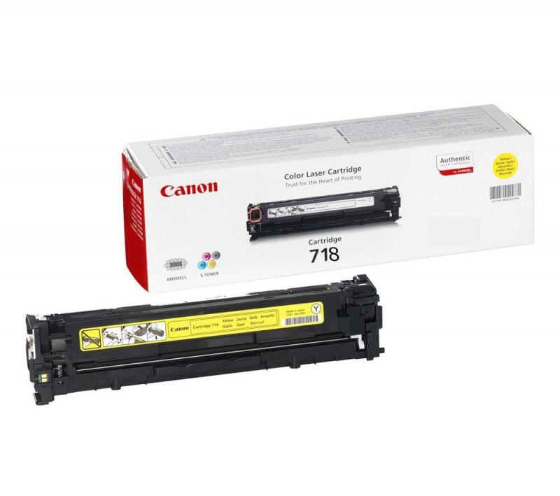 Toner Canon CRG718Y, yellow, capacitate 2900 pagini