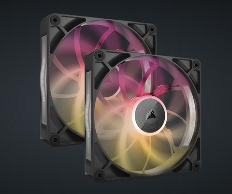 Ventilatoare Carcasa CORSAIR iCUE LINK RX140 MAX 2x140mm NEGRU (CO-9051036-WW)