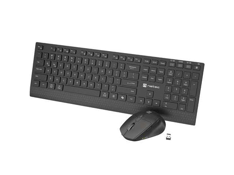 Kit Natec NATEC STINGRAY 2, tastatura wireless tip membrana, 109 taste