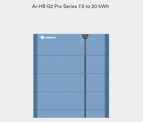Solplanet High Voltage Battery Module 2.56kWh, Ai-HB G2 PRO (HBM00510025-00-02-60-4P)