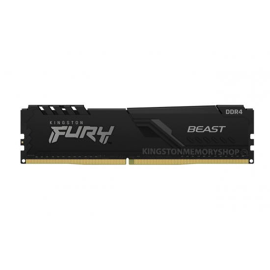 Memorie RAM Kingston DDR4 32GB 3200Mhz CL16 Dual Channel Kit 1.35V Fury Beast RGB Black XMP