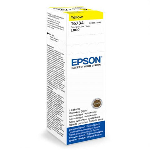 Cartuș cerneala Epson T6734, yellow, capacitate 70ml