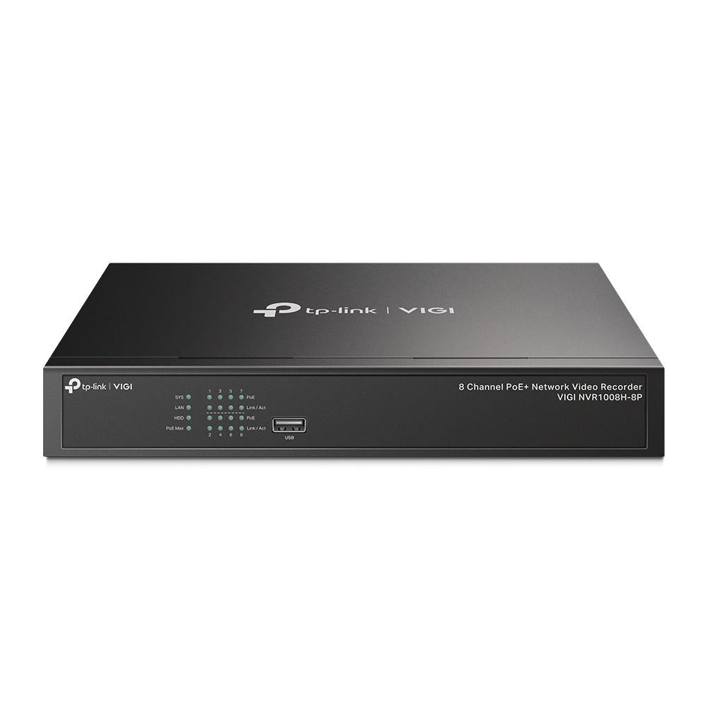 NVR PoE TP-Link VIGI 8 canale 1008H-8MP (VIGI NVR1008H8P)