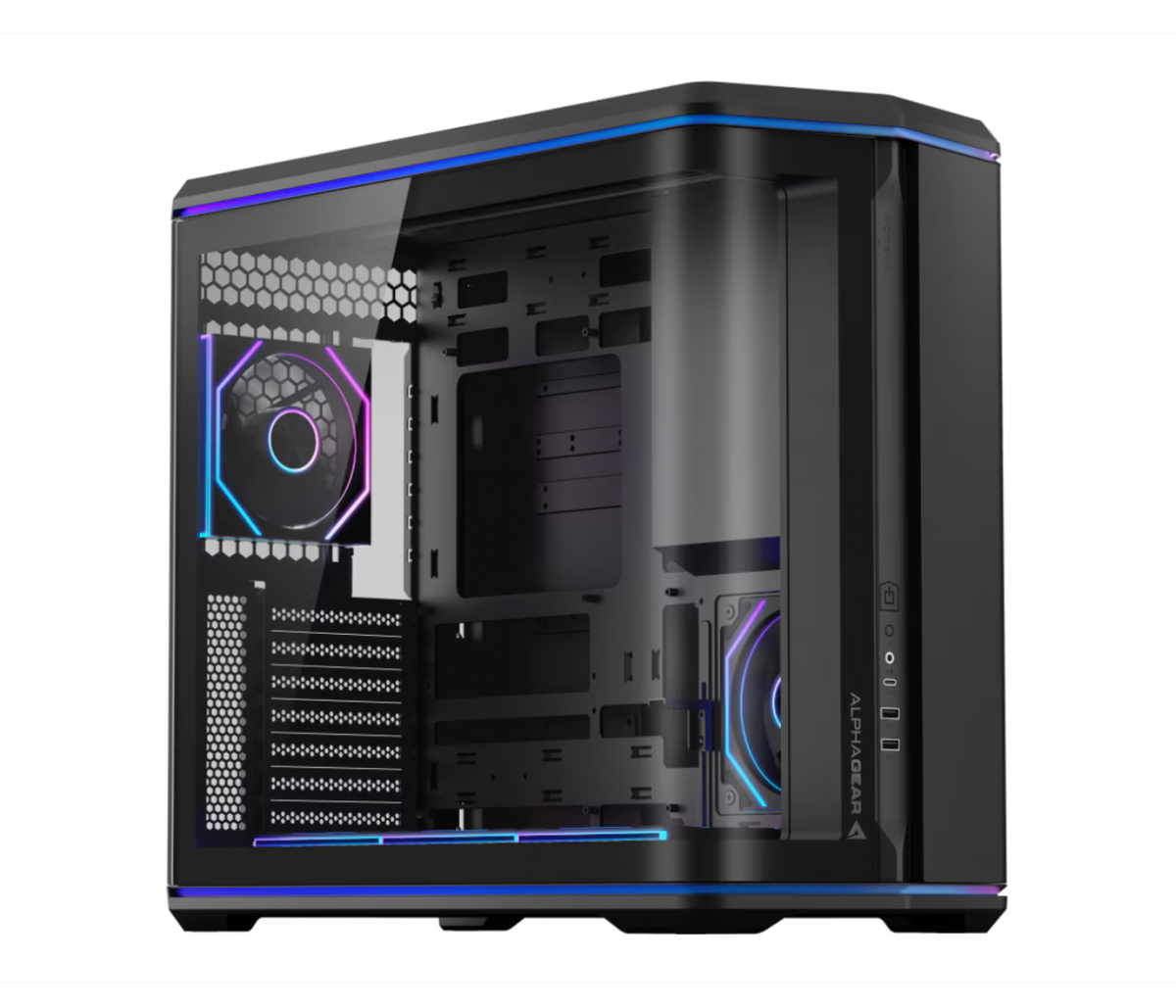 Carcasă ALPHAGEAR Nebula ARGB black
