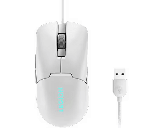 Mouse gaming Lenovo Legion M300s, Iluminare RGB, 8k DPI, Sensor Pixart
