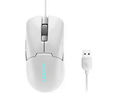 Mouse gaming Lenovo Legion M300s, Iluminare RGB, 8k DPI, Sensor Pixart