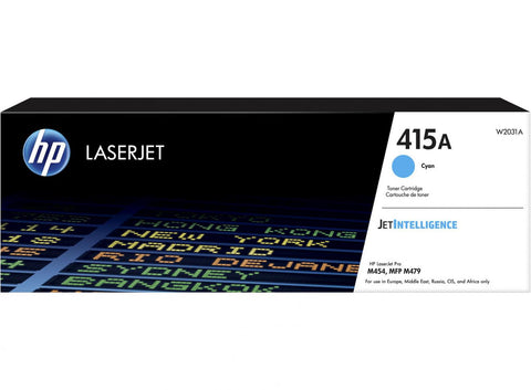 Toner HP W2031A, cyan, 2.1k, HP Color LaserJet Pro M454dn