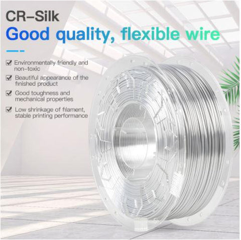 CREALITY PLA 3D Printer Filament, silk white