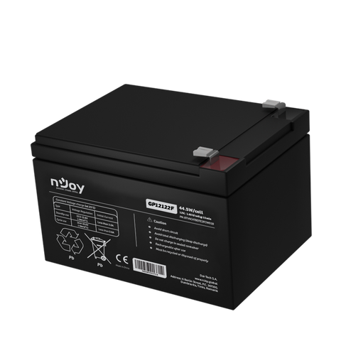 Acumulator NJOY GP12122F 12V, 44W/cell, Copper