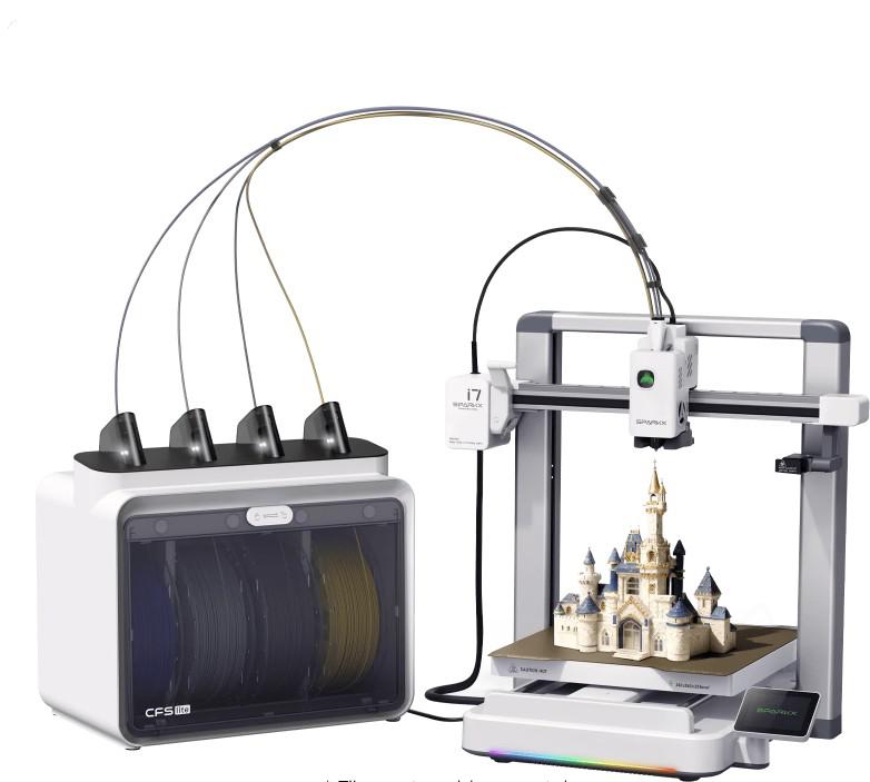 CREALITY SPARKX I7 COMBO FDM 3D PRINTER, Imprimanta 3D, Tehnologie FDM