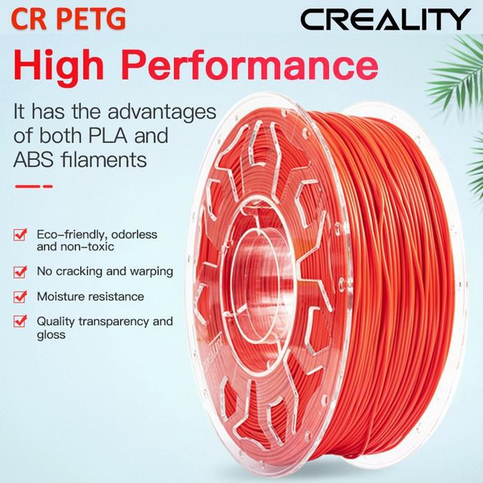 CREALITY CR PETG 3D Printer Filament, red