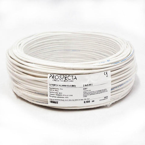 Cablu Prospecta alarma 4 x 0.22 premium, cupru 100%