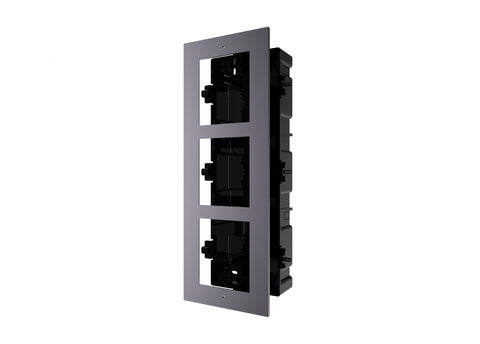 Panou frontal pentru 3 module videointerfon modular Hikvision DS-KD-ACF3