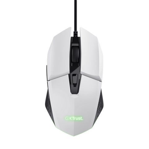 Mouse Trust GXT109W FELOX 6400 DPI, alb