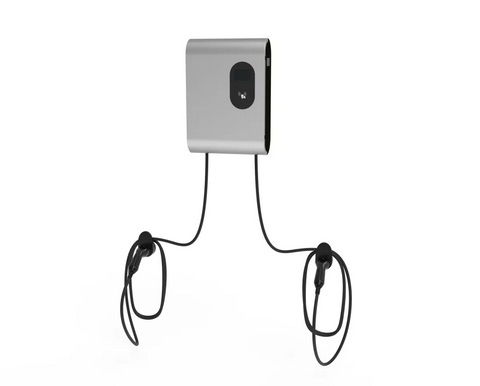 FOXESS EV Charger AC 2*22kW, 5M Cable, Bluetooth/WIFI/RFID/OCPP1.6J/LAN