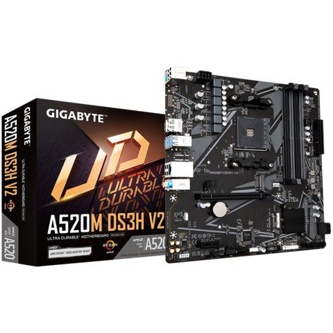 Placă de baza GIGABYTE A520M DS3H V2 AM4, 4x DDR4, 1x DP 1x HDMI