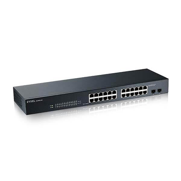 ZYXEL GS190024HPV METAL SWITCH 24-port GbE Smart Managed Switch GS1900 Series