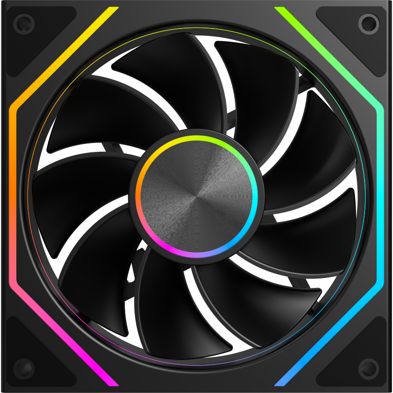 Ventilator ALPHAGEAR Mistral Reversed ARGB black