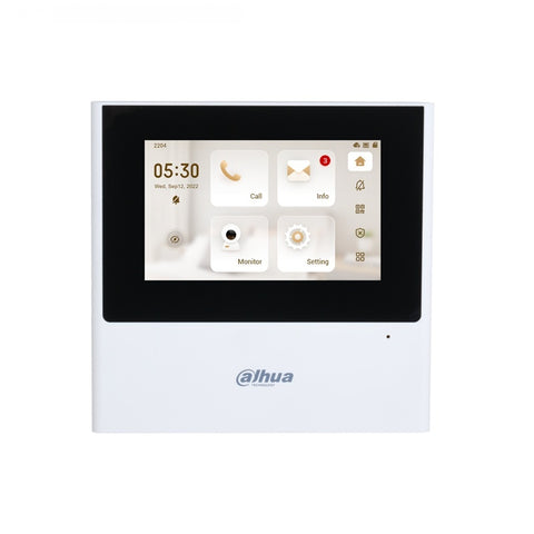 Post Videointerfon IP Wireless interior bloc/vila Dahua VTH2611L-WP