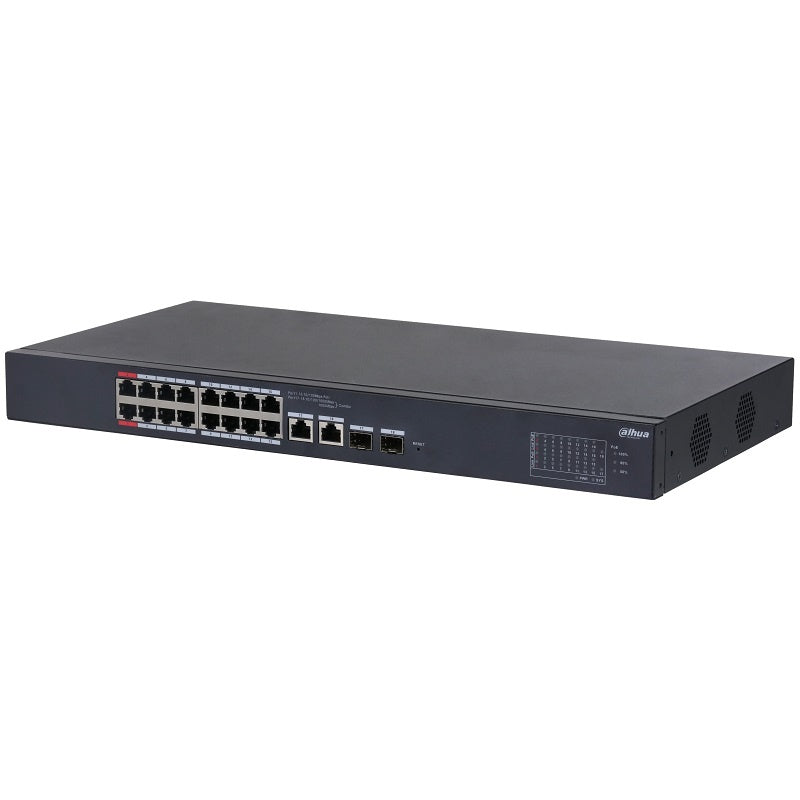 Switch PoE Cloud Management 16 + 2 combo porturi Dahua CS4218-16ET-240