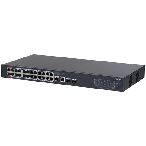 Switch PoE Gigabit Cloud Management 24 + 2 + 2 SFP porturi Dahua CS4228-24GT-240