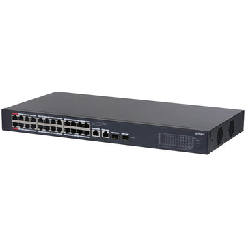 Switch PoE Gigabit Cloud Management 24 + 2 + 2 SFP porturi Dahua CS4228-24GT-375