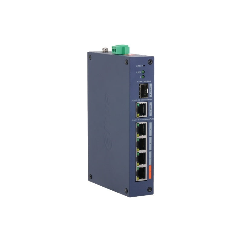 Switch PoE industrial Cloud Management 4 + 2 porturi Dahua CHS4106-4ET-60