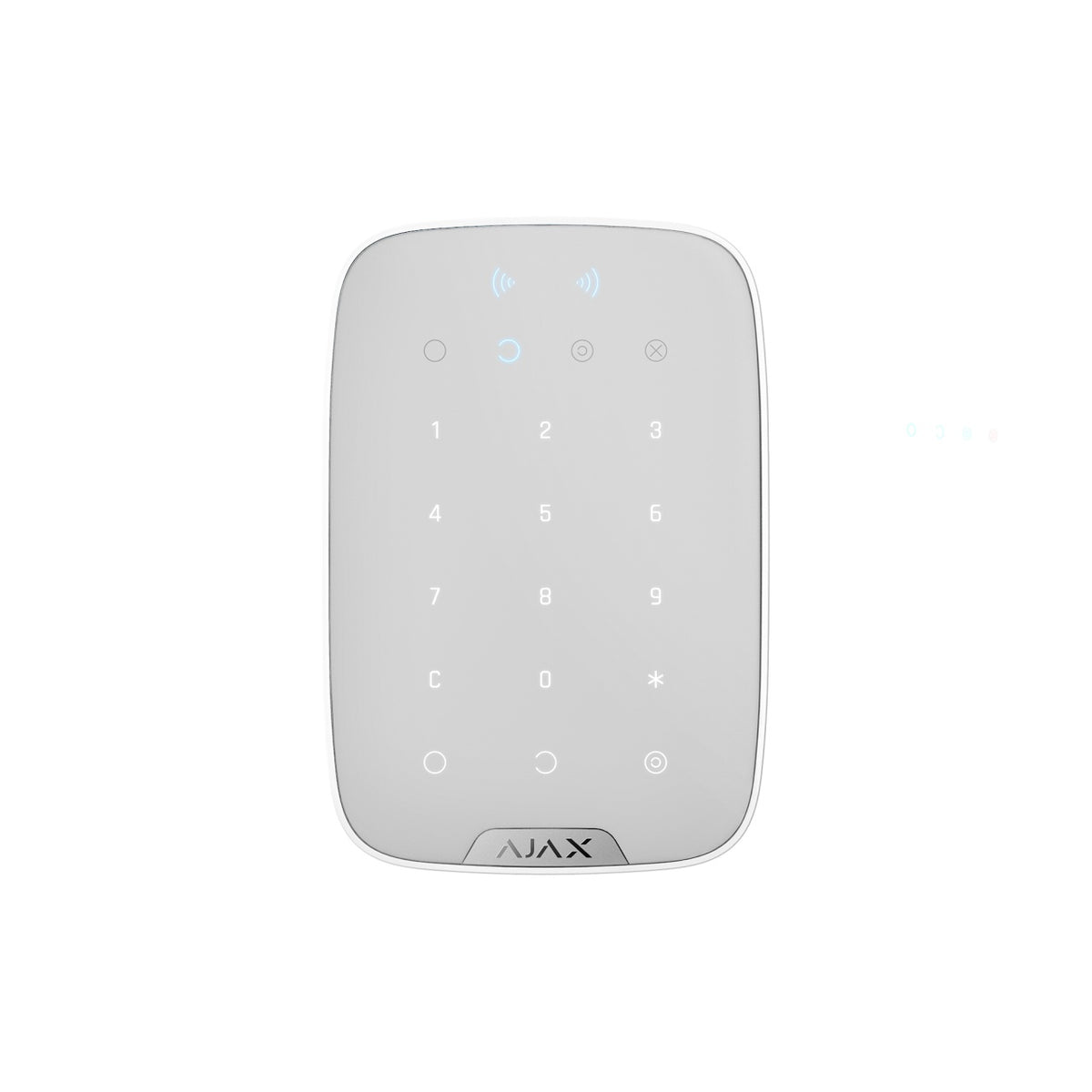 Tastatura Wireless cu cititor de carduri, AJAX Keypad Plus, alb