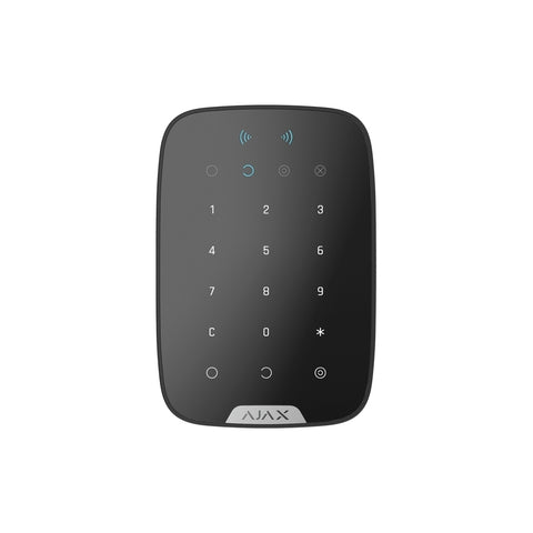 Tastatura Wireless cu cititor de carduri, AJAX Keypad Plus, negru