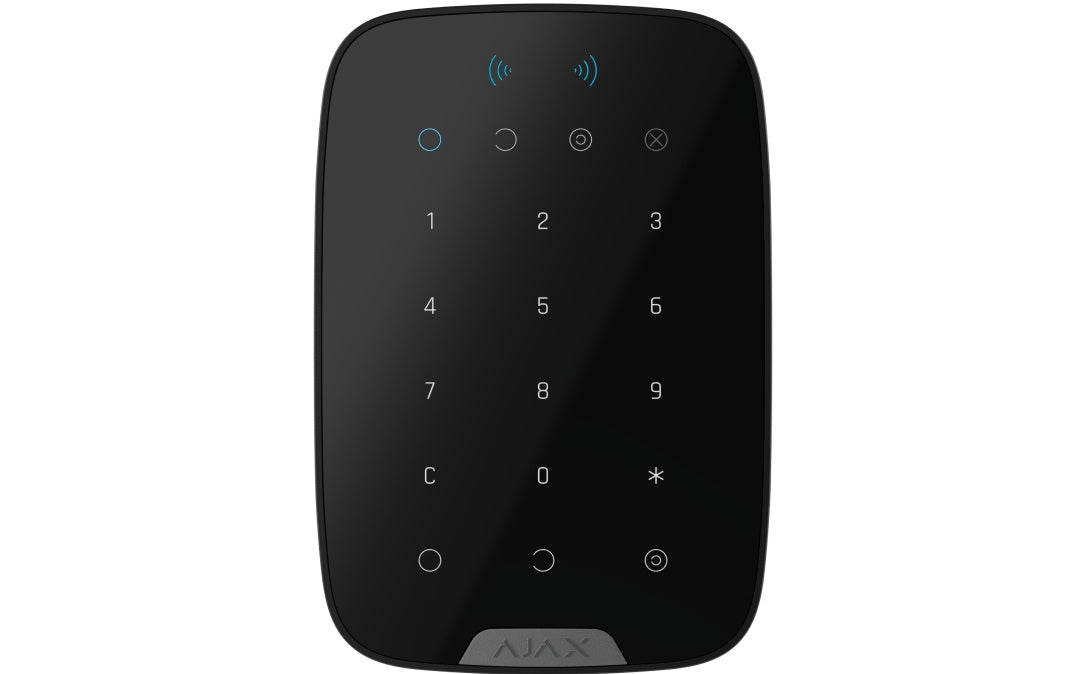 Tastatură wireless tactilă cu cititor contactless, Ajax Superior KeyPad Plus Jeweller